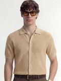Highlander Men Beige Self Design Relaxed Fit Casual Shirt - Beige - Image 1