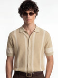 Highlander Men Beige Self Design Relaxed Fit Casual Shirt - Beige - Image 1