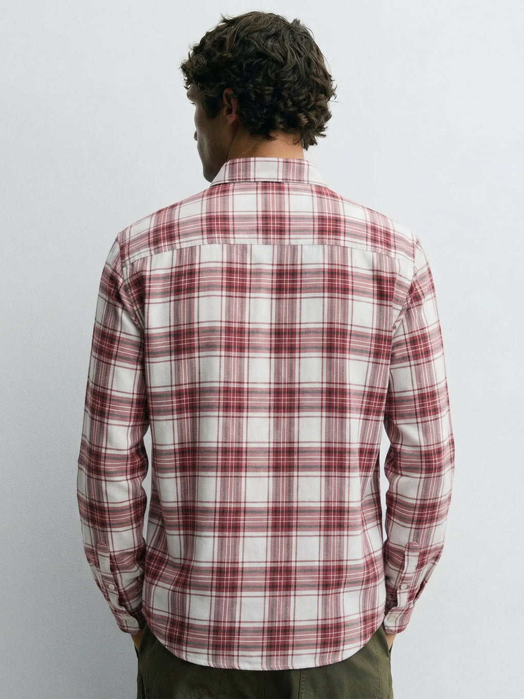 Highlander Men Red Checked Regular Fit Casual Shirt - Red - Image 3