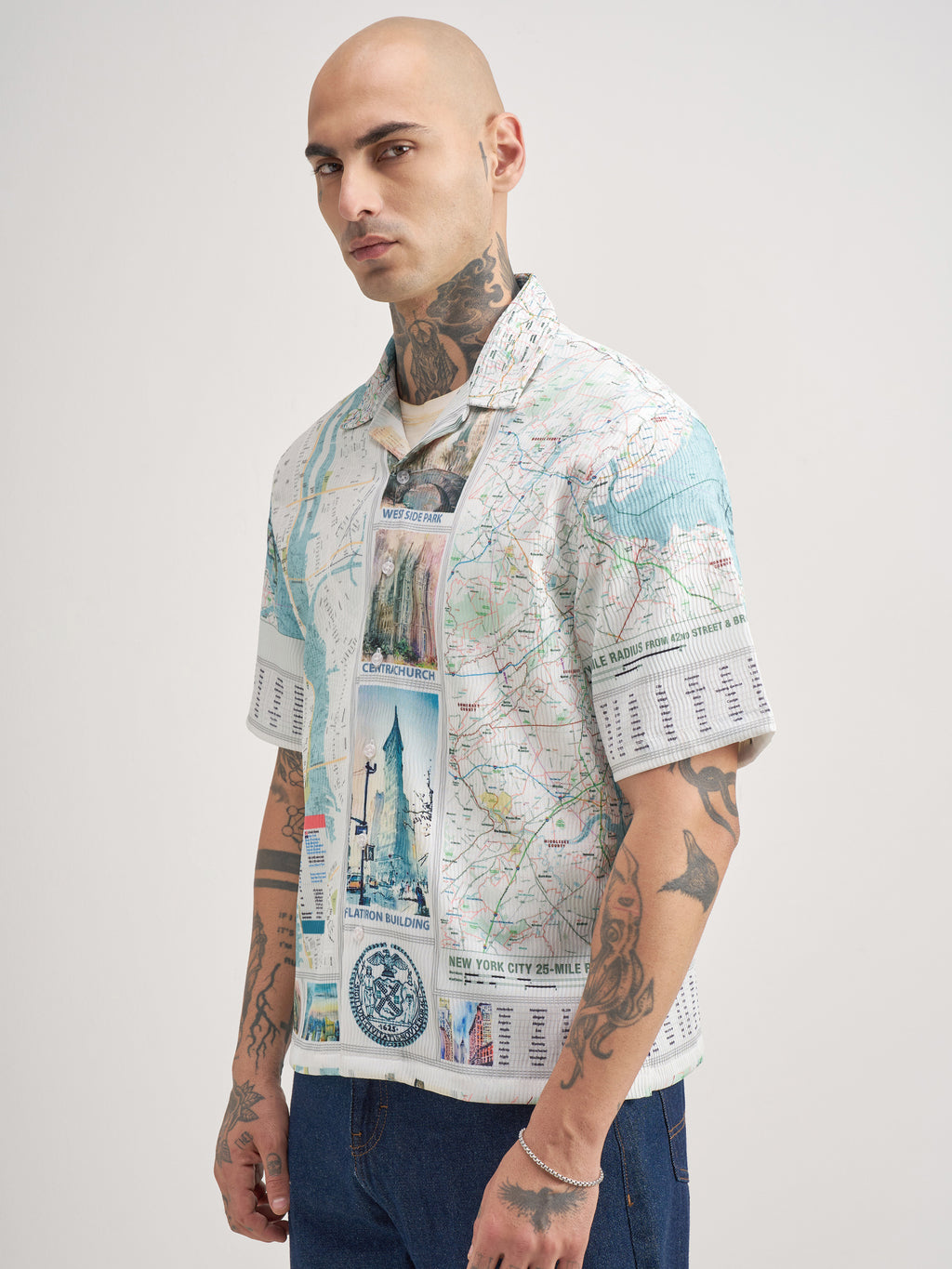 Highlander Men Multi Printed Relaxed Fit Casual Shirt - Multi - Image 4