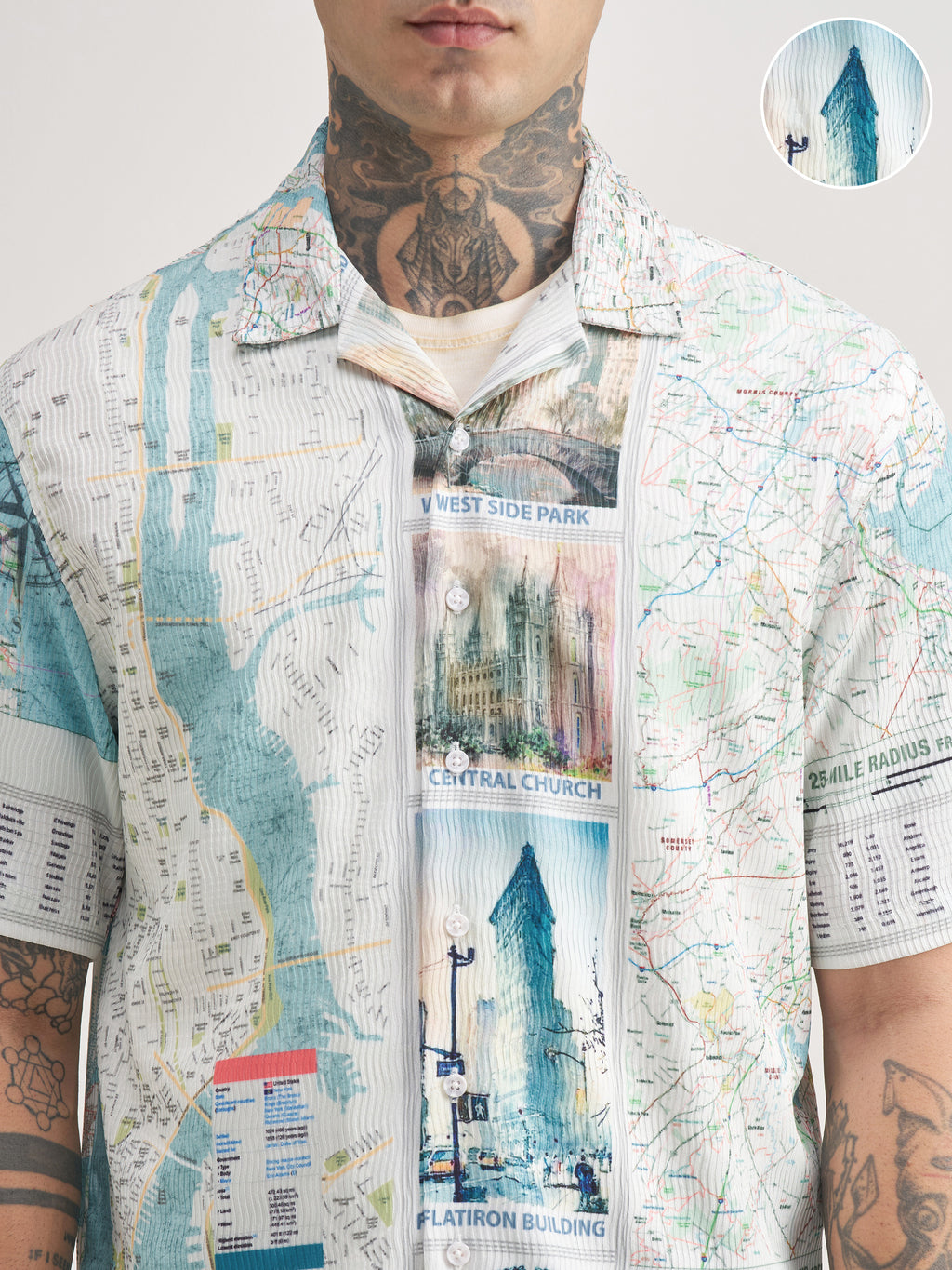 Highlander Men Multi Printed Relaxed Fit Casual Shirt - Multi - Image 5