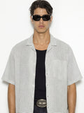 Highlander Men Off White Checked Boxy Fit Casual Shirt - Off White - Image 1