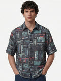 Highlander Men Multi Printed Boxy Fit Casual Shirt - Multi - Image 1