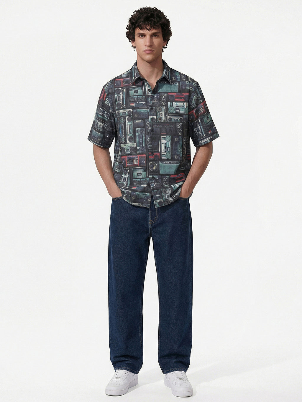 Highlander Men Multi Printed Boxy Fit Casual Shirt - Multi - Image 2