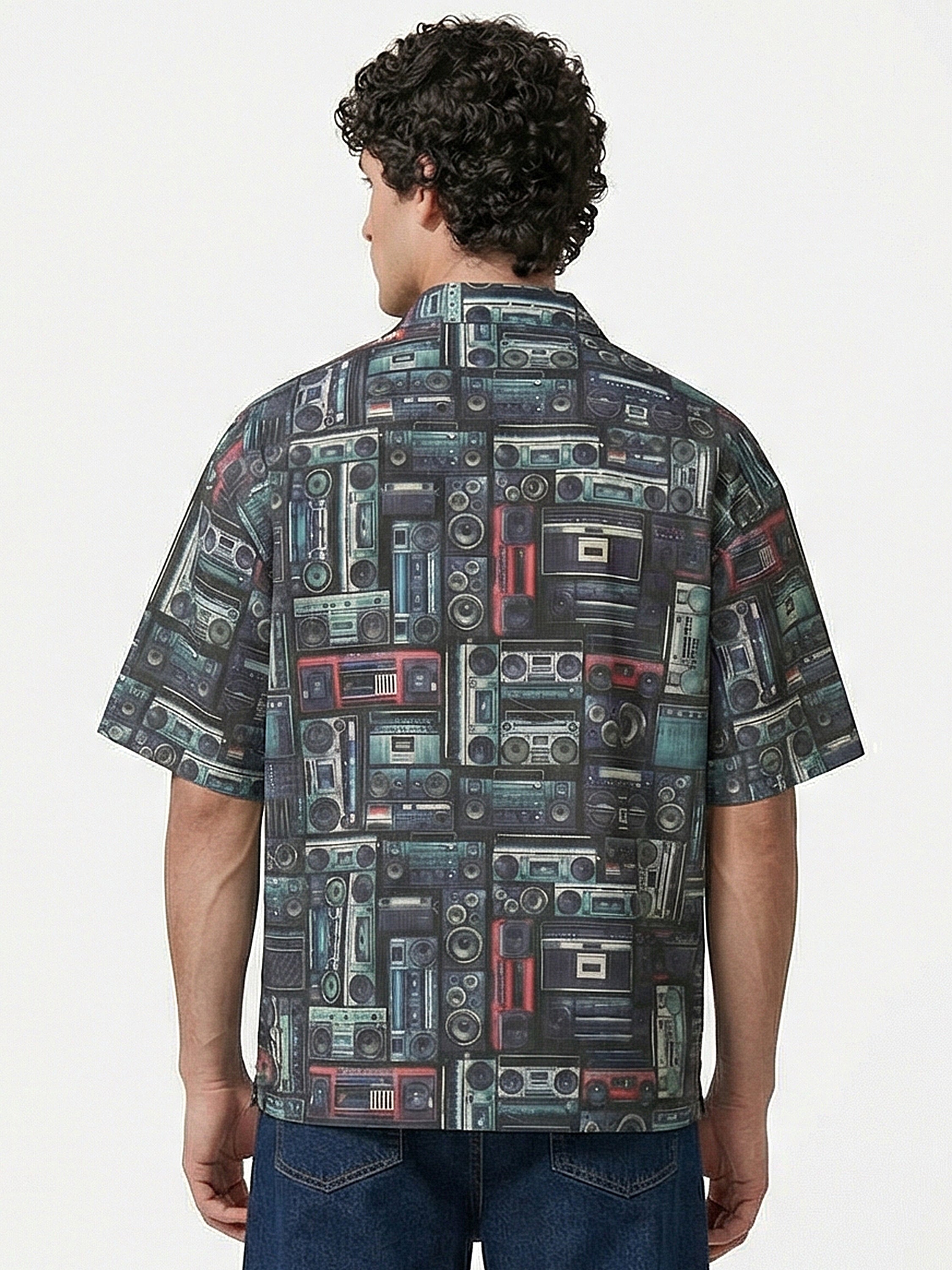 Highlander Men Multi Printed Boxy Fit Casual Shirt - Multi - Image 3