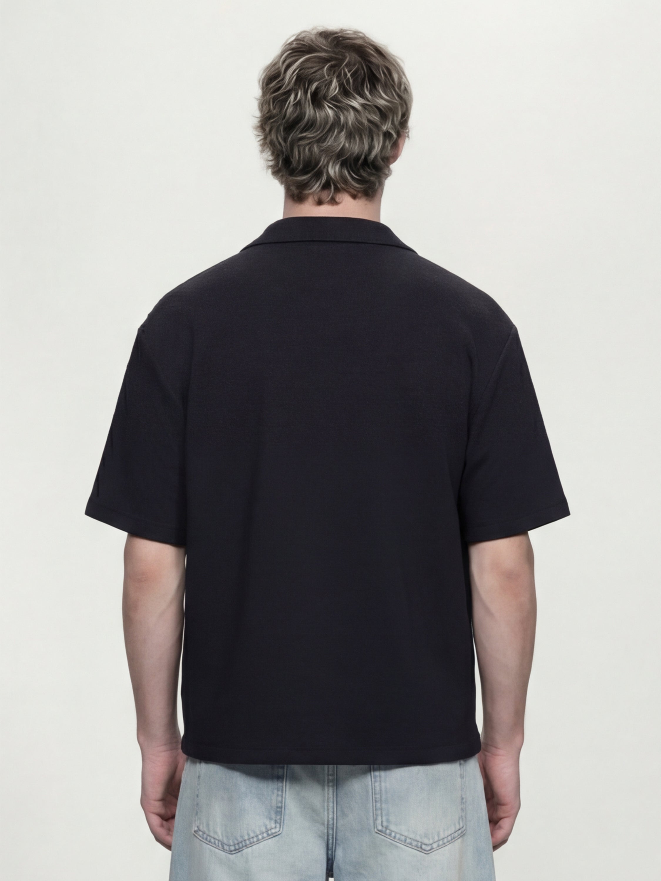 Highlander Men Black Solid Boxy Fit Casual Shirt - Black - Image 3