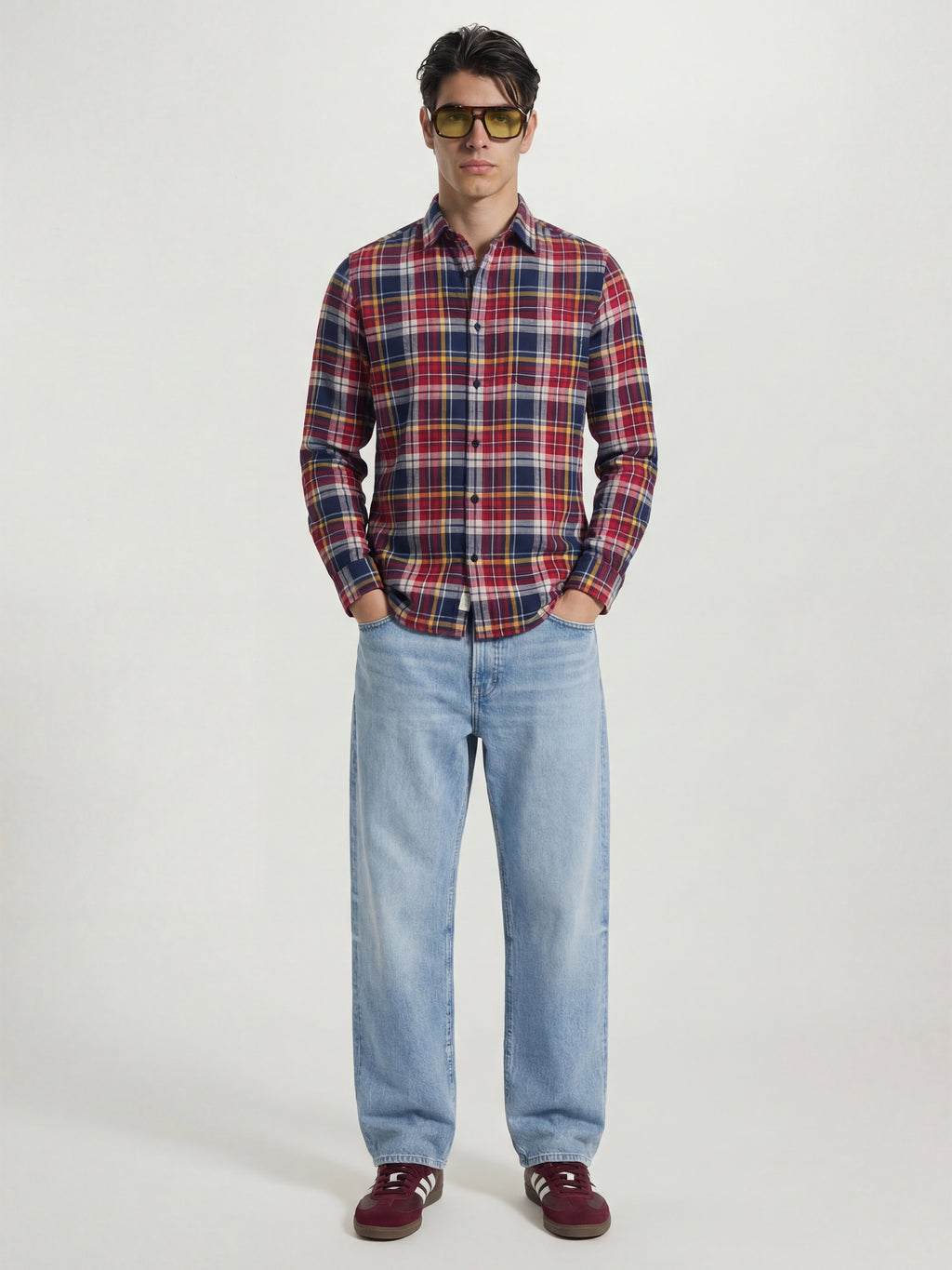 Highlander Men Multi Checked Slim Fit Casual Shirt - Multi - Image 2
