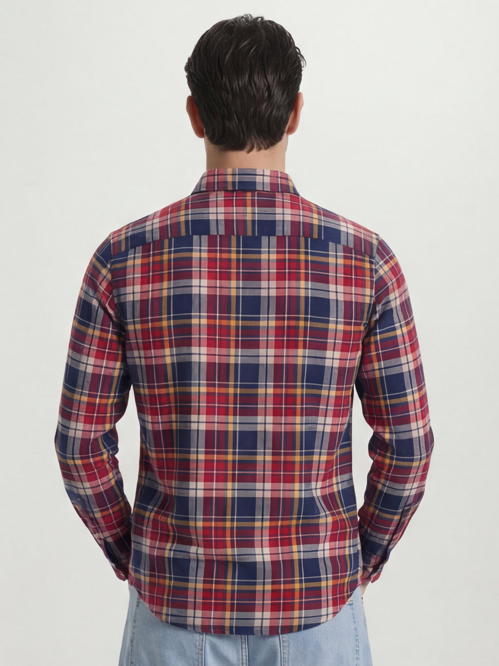 Highlander Men Multi Checked Slim Fit Casual Shirt - Multi - Image 3