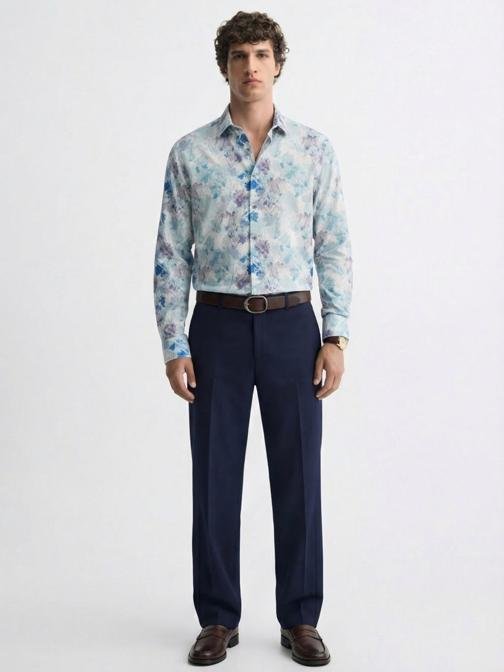 Highlander Men Multi Printed Slim Fit Casual Shirt - Multi - Image 2