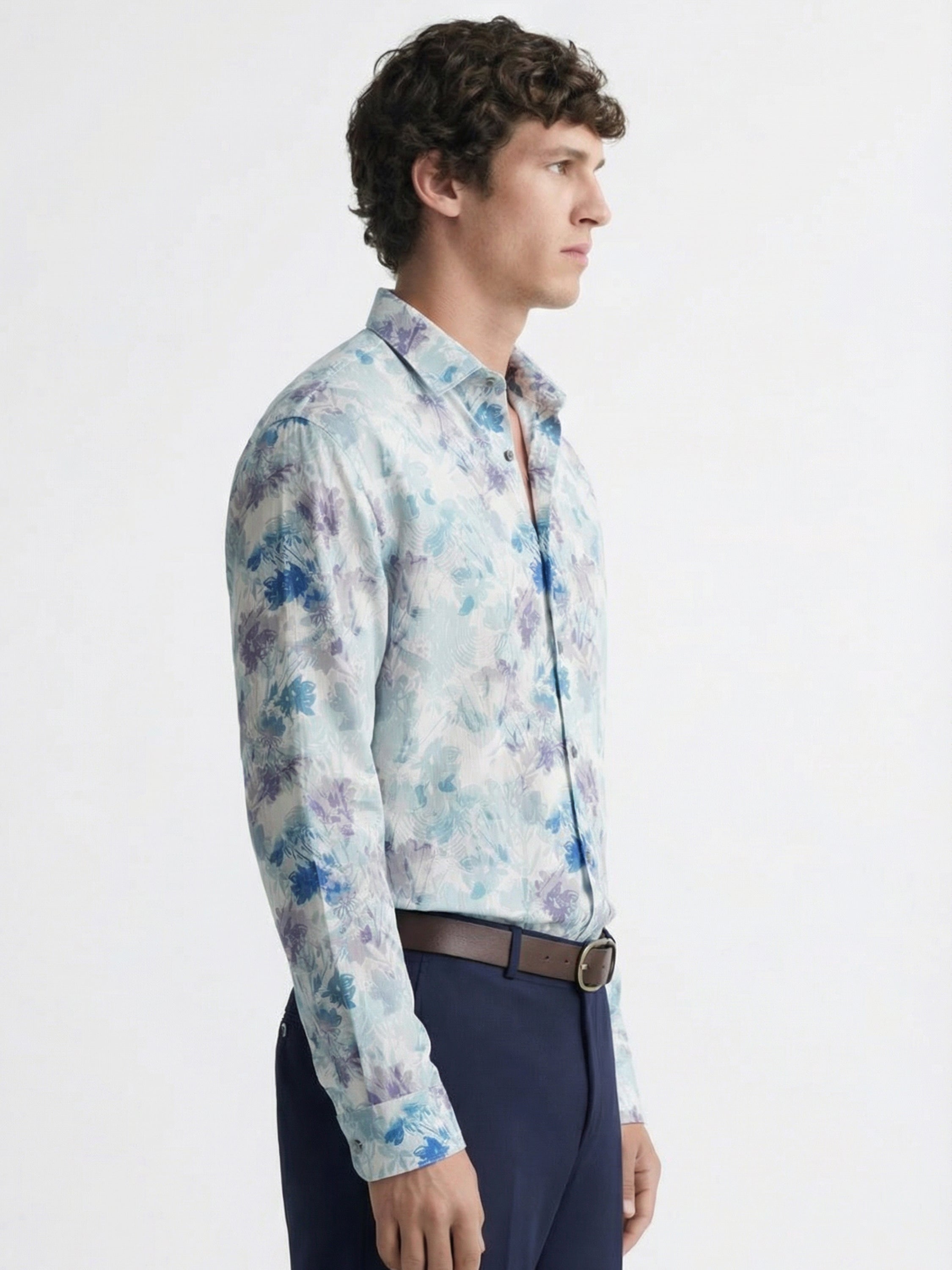 Highlander Men Multi Printed Slim Fit Casual Shirt - Multi - Image 5