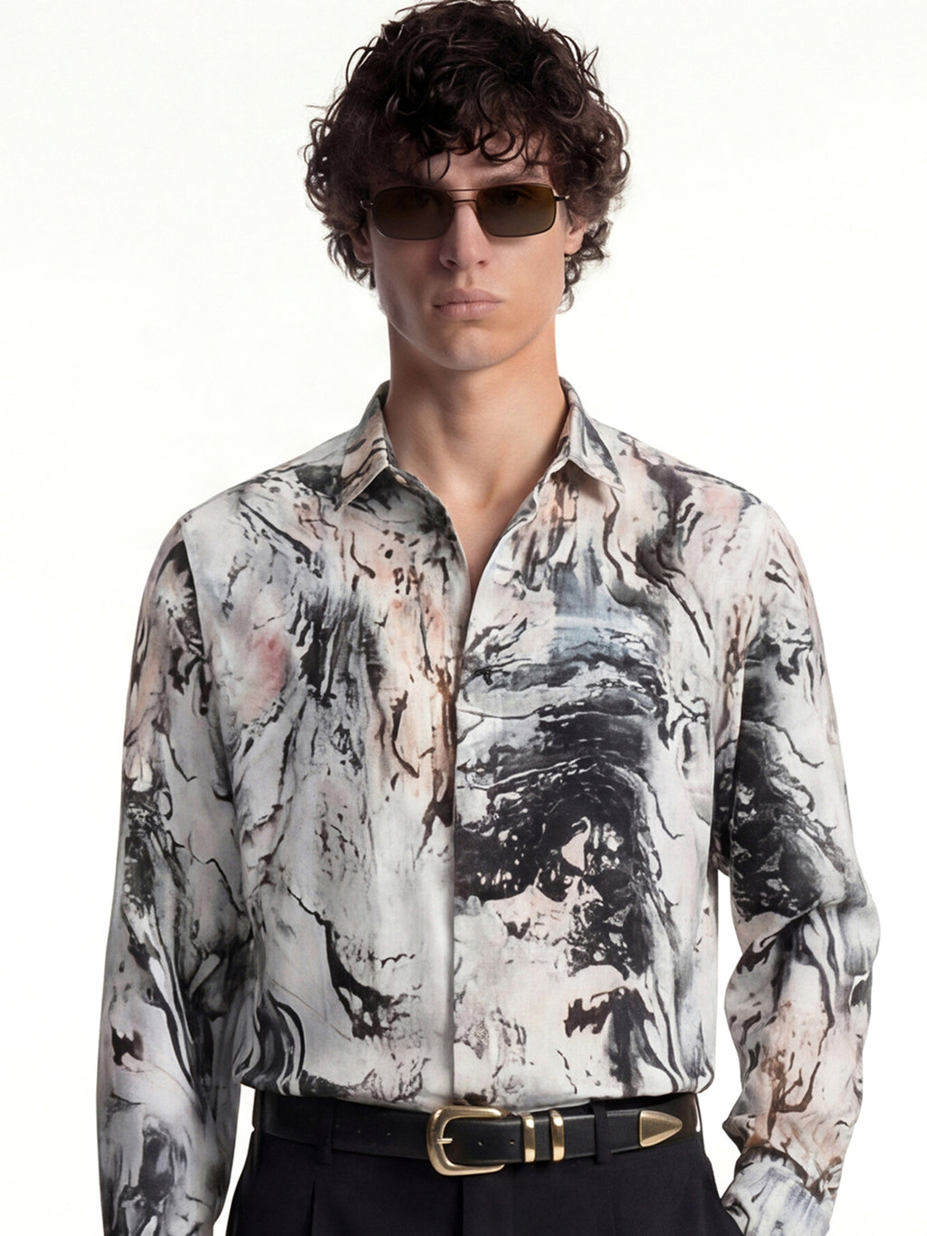 Highlander Men Multi Printed Slim Fit Casual Shirt - Multi - Image 1