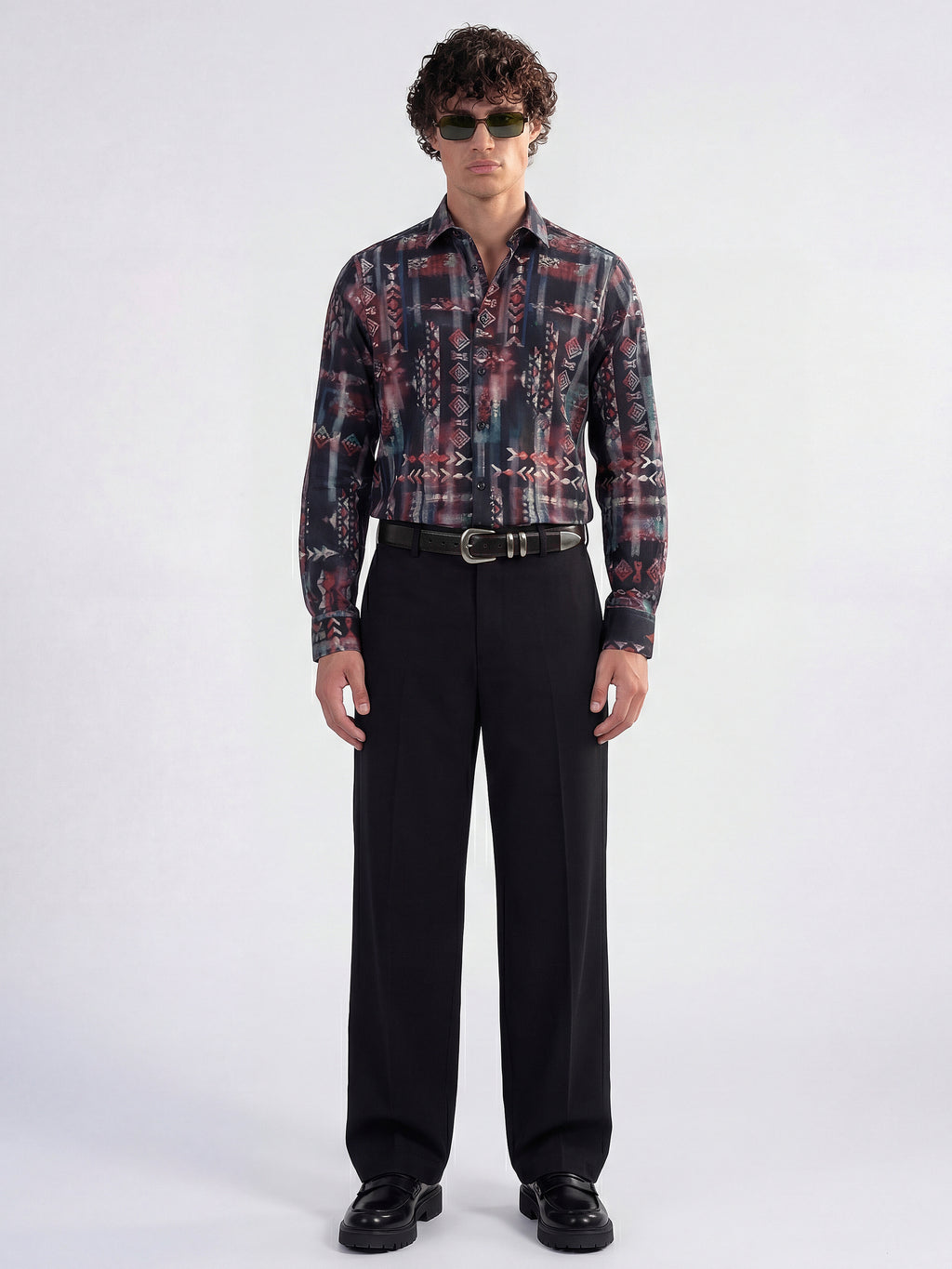 Highlander Men Multi Printed Slim Fit Casual Shirt - Multi - Image 2