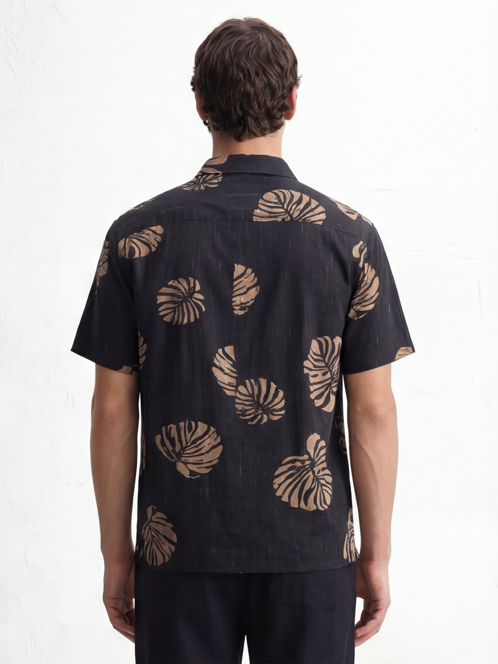 Highlander Men Black Printed Relaxed Fit Casual Shirt - Black - Image 3
