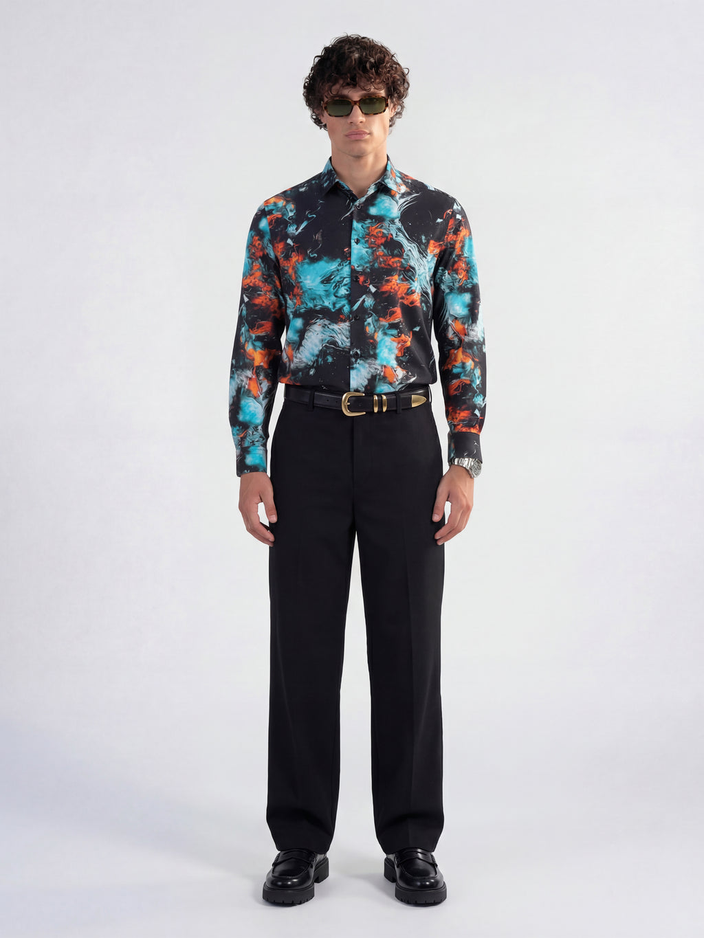 Highlander Men Multi Printed Slim Fit Casual Shirt - Multi - Image 2