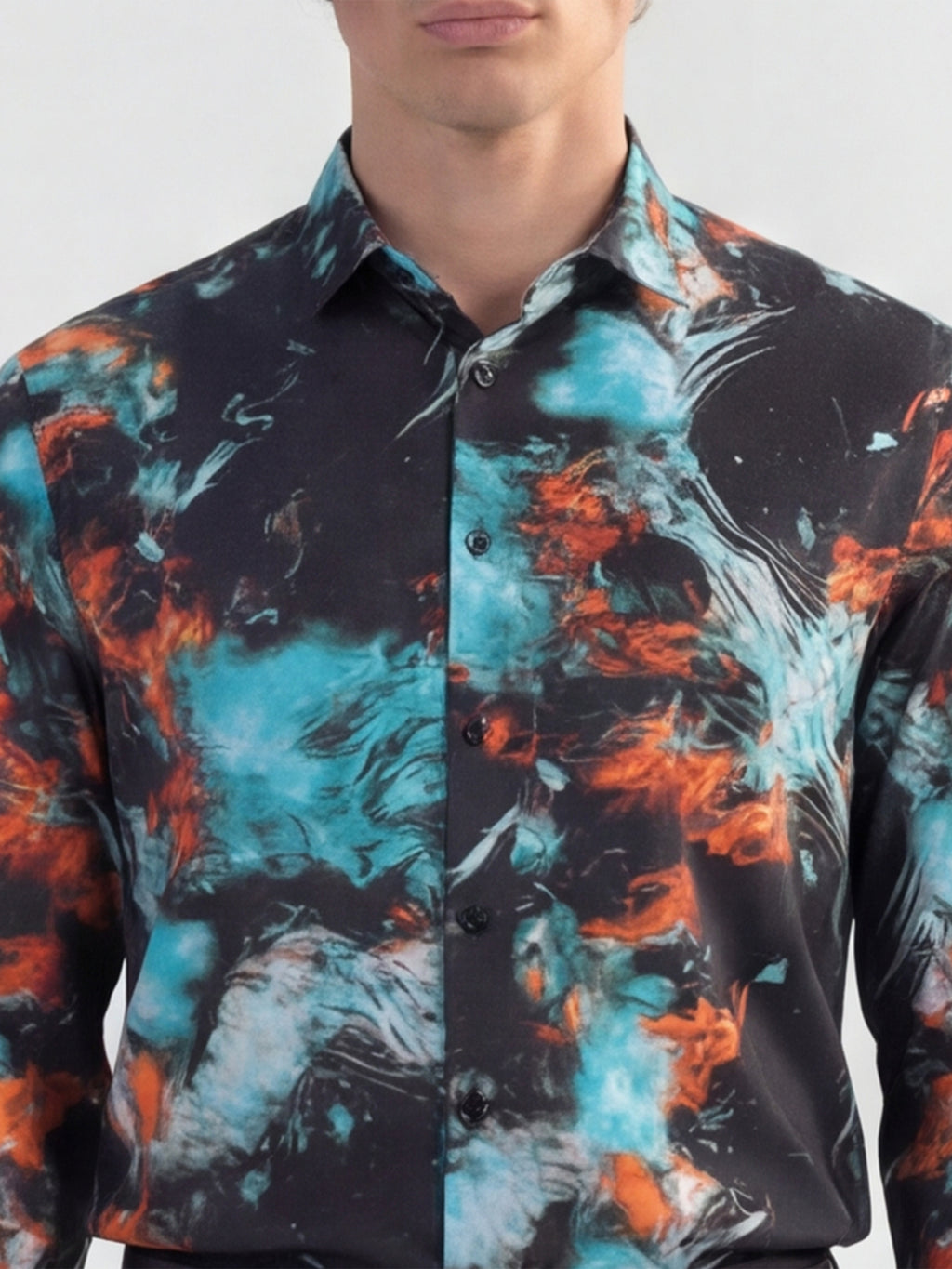 Highlander Men Multi Printed Slim Fit Casual Shirt - Multi - Image 6