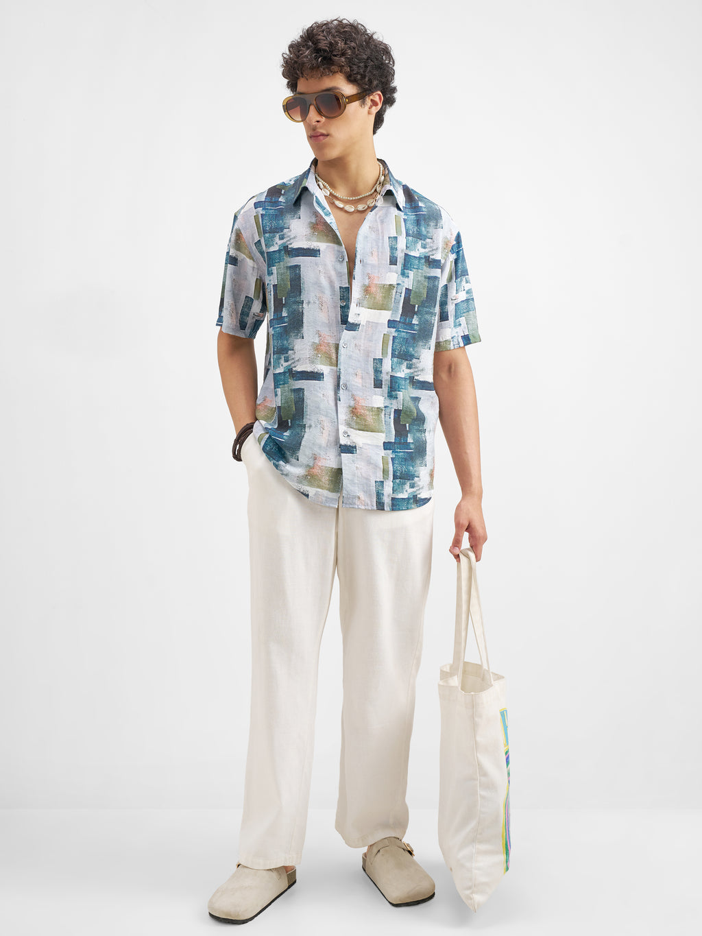 Highlander Men Multi Printed Relaxed Fit Casual Shirt - Multi - Image 2