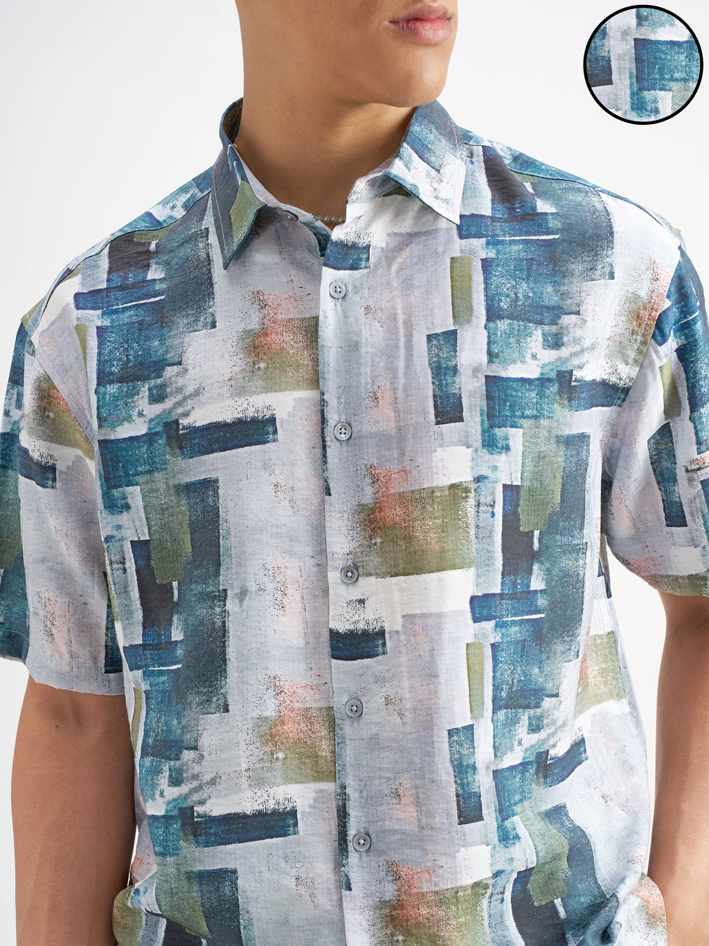 Highlander Men Multi Printed Relaxed Fit Casual Shirt - Multi - Image 5