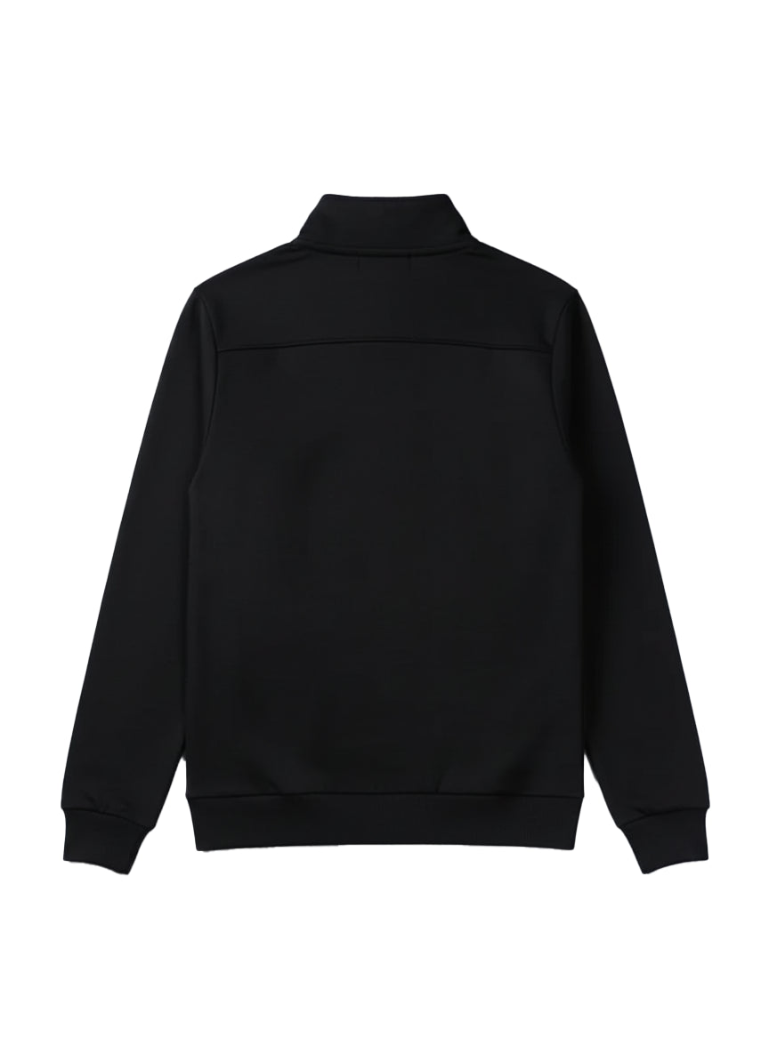 Highlander Men Black High Neck Pullover Sweatshirt - Black - Image 4