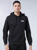 Highlander Men Black Hooded Pullover Sweatshirt - Black - Image 1