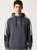 Highlander Men Blue Hooded Pullover Sweatshirt - Blue - Image 1