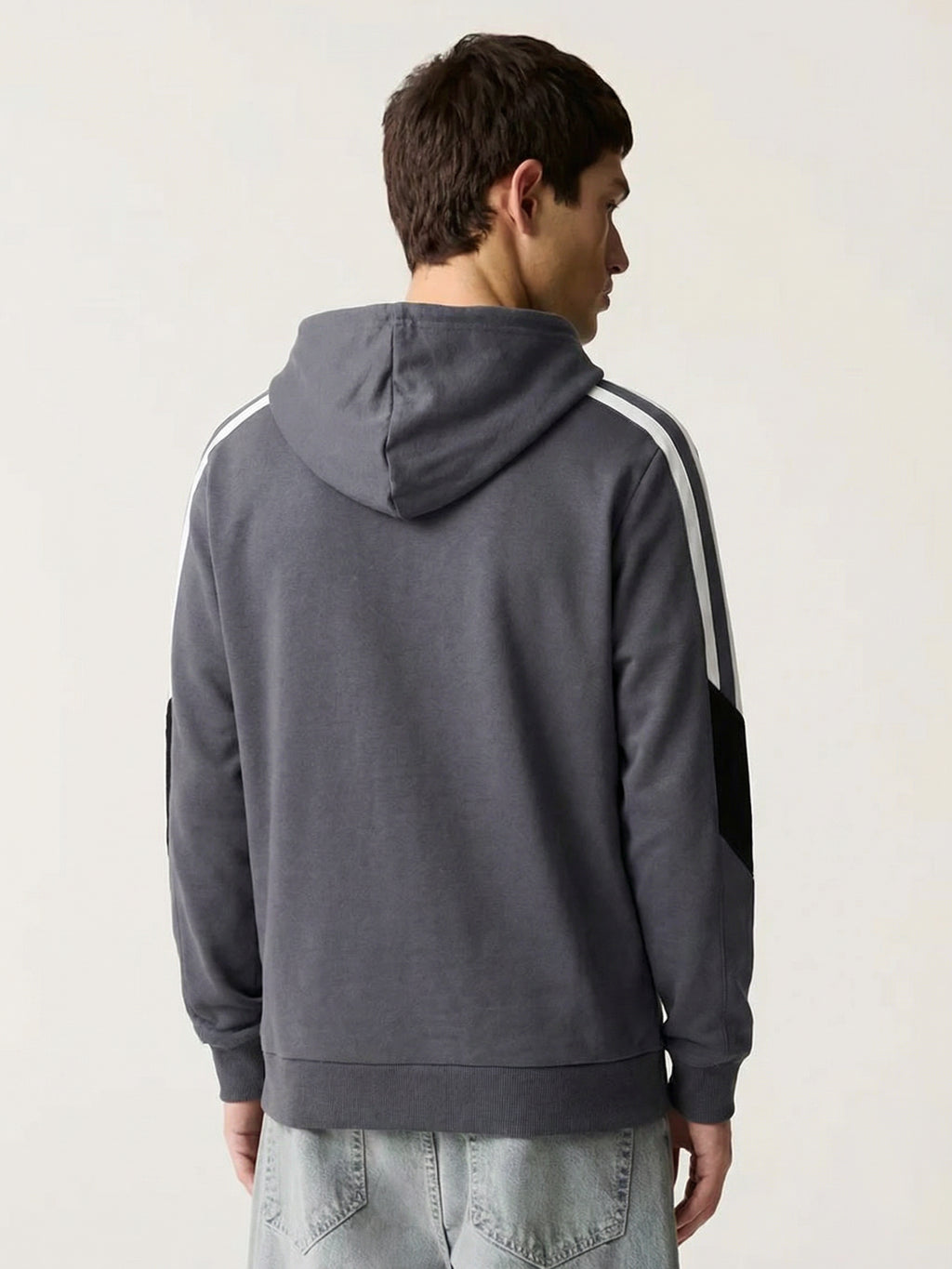Highlander Men Blue Hooded Pullover Sweatshirt - Blue - Image 3