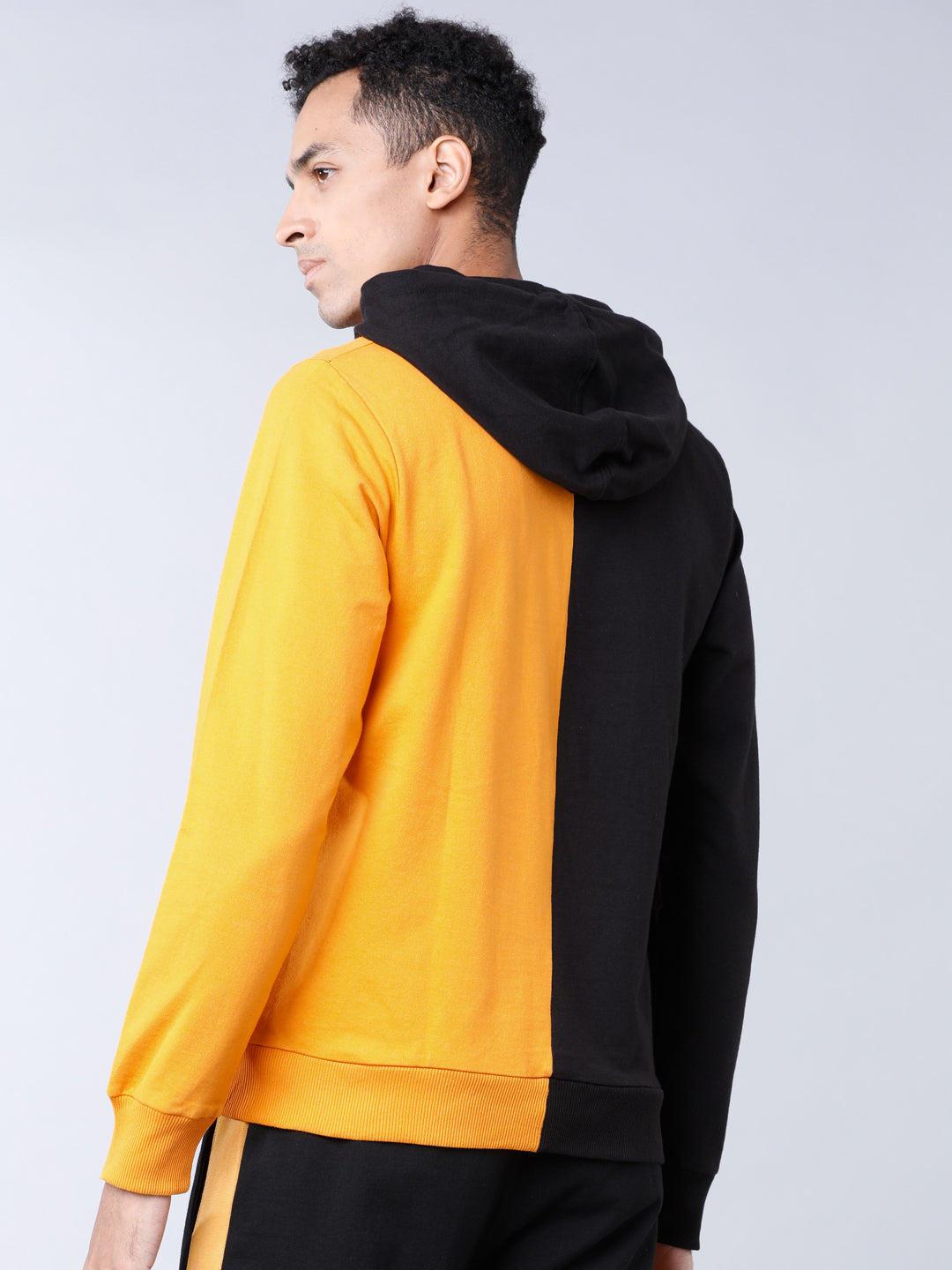 Highlander Men Black Hooded Pullover Sweatshirt - Black - Image 3