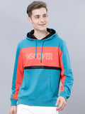 Highlander Men Teal Hooded Pullover Sweatshirt - Teal - Image 1
