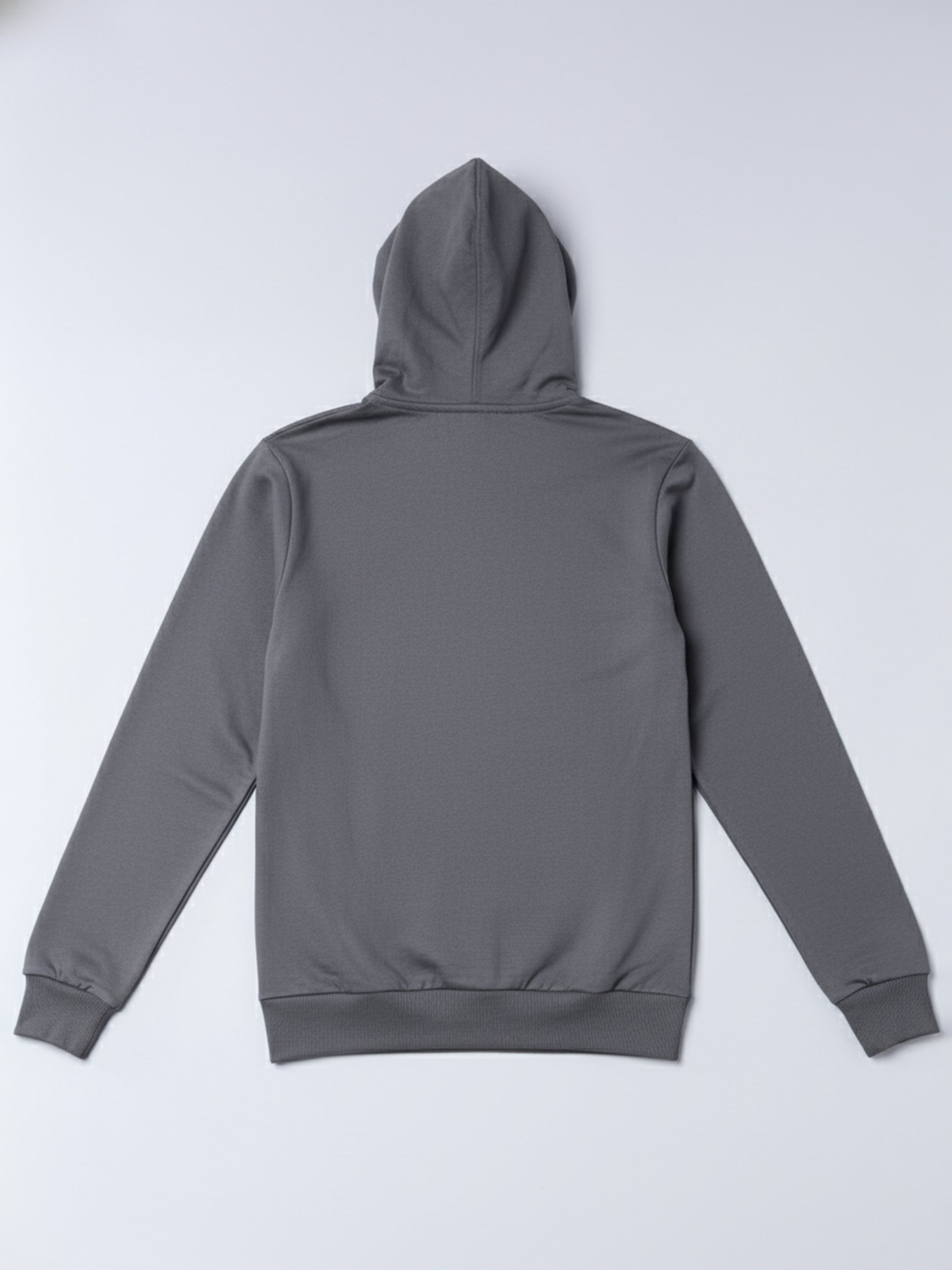 Highlander Men Grey Hooded Pullover Sweatshirt - Grey - Image 5