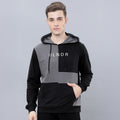 Highlander Men Black Hooded Pullover Sweatshirt - Black - Image 1