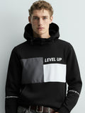 Highlander Men Black Hooded Pullover Sweatshirt - Black - Image 1