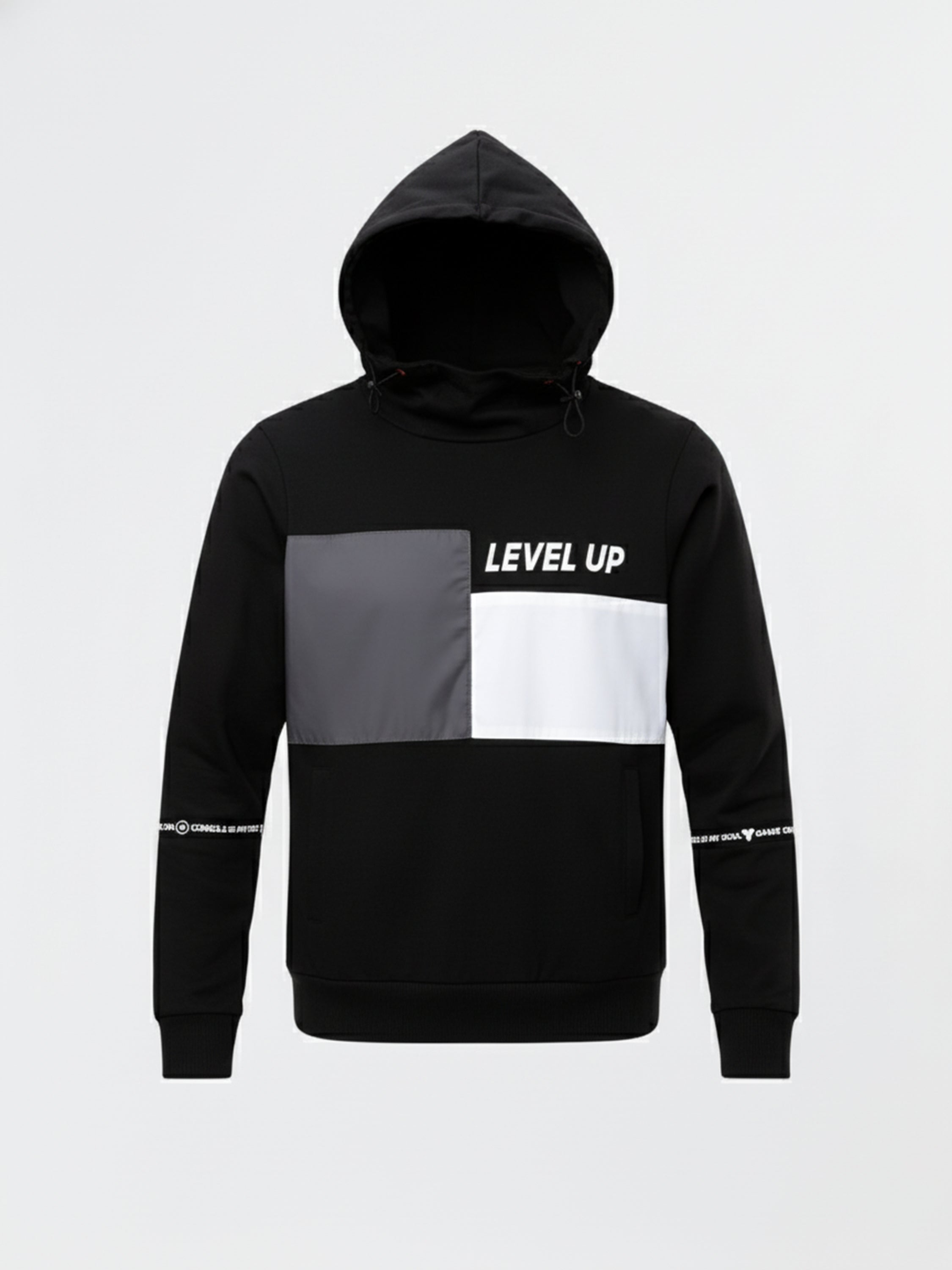 Highlander Men Black Hooded Pullover Sweatshirt - Black - Image 4
