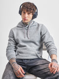 Highlander Men Grey Hooded Pullover Sweatshirt - Grey - Image 1