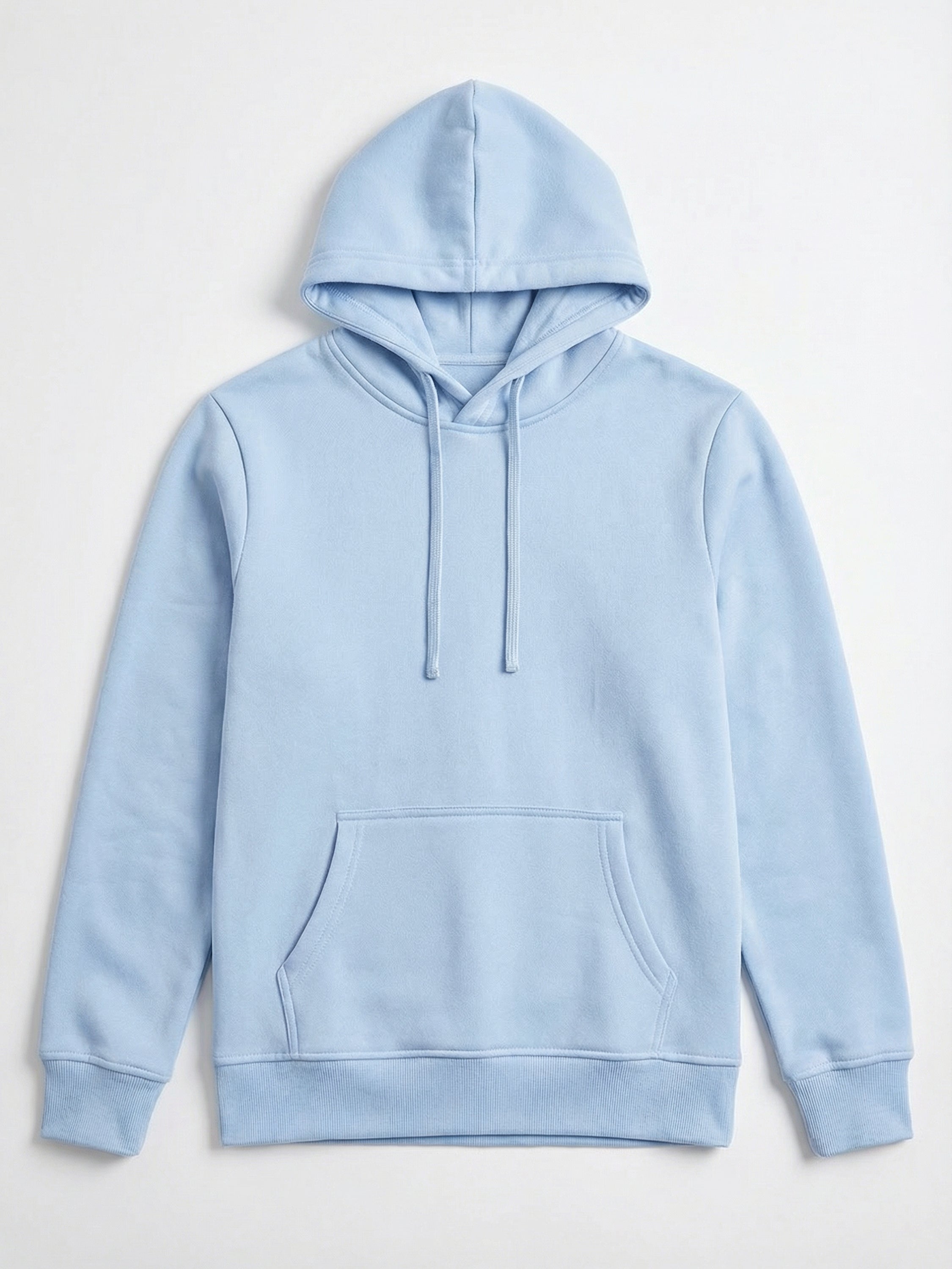 Highlander Men Blue Hooded Pullover Sweatshirt - Blue - Image 4