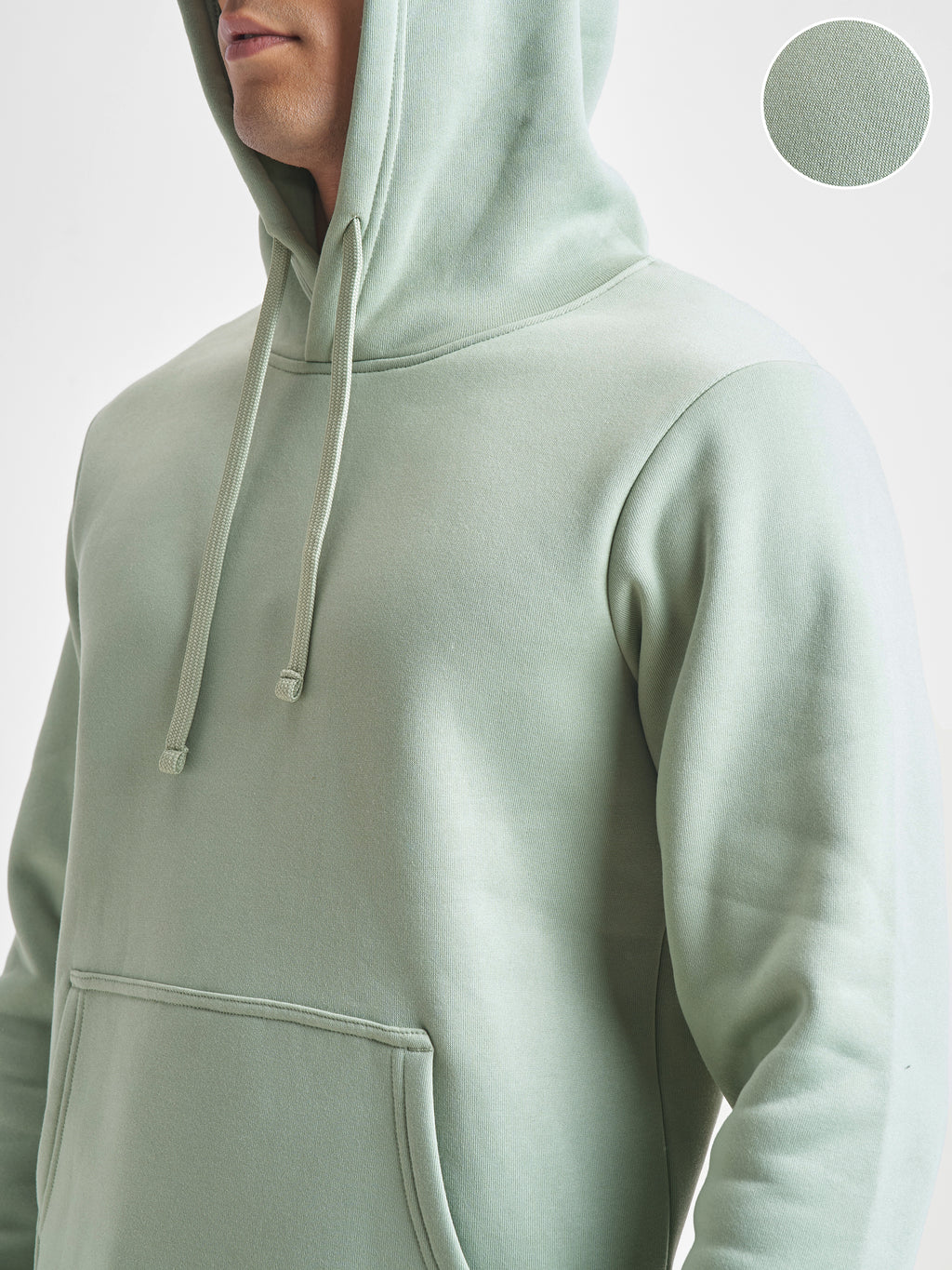 Highlander Men Green Hooded Pullover Sweatshirt - Green - Image 5