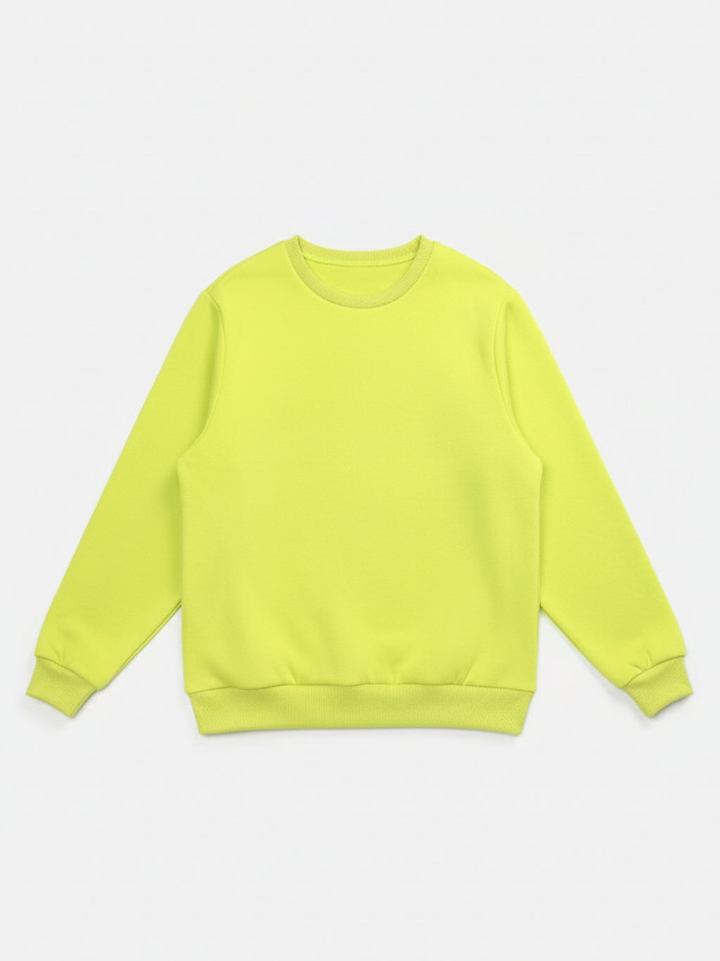 Highlander Men Yellow Round Neck Pullover Sweatshirt - Yellow - Image 4