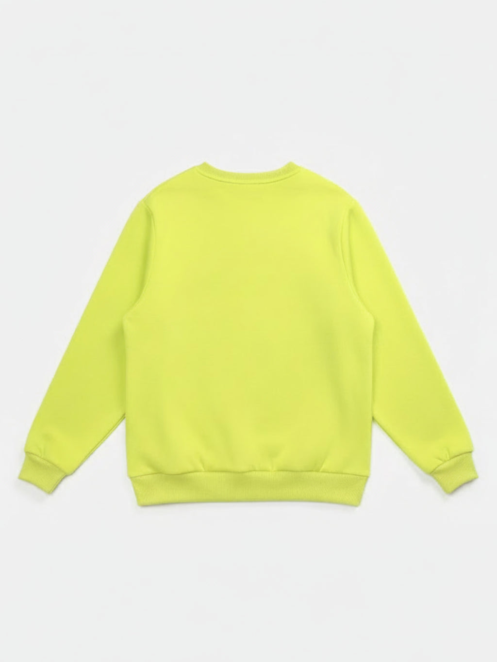 Highlander Men Yellow Round Neck Pullover Sweatshirt - Yellow - Image 5
