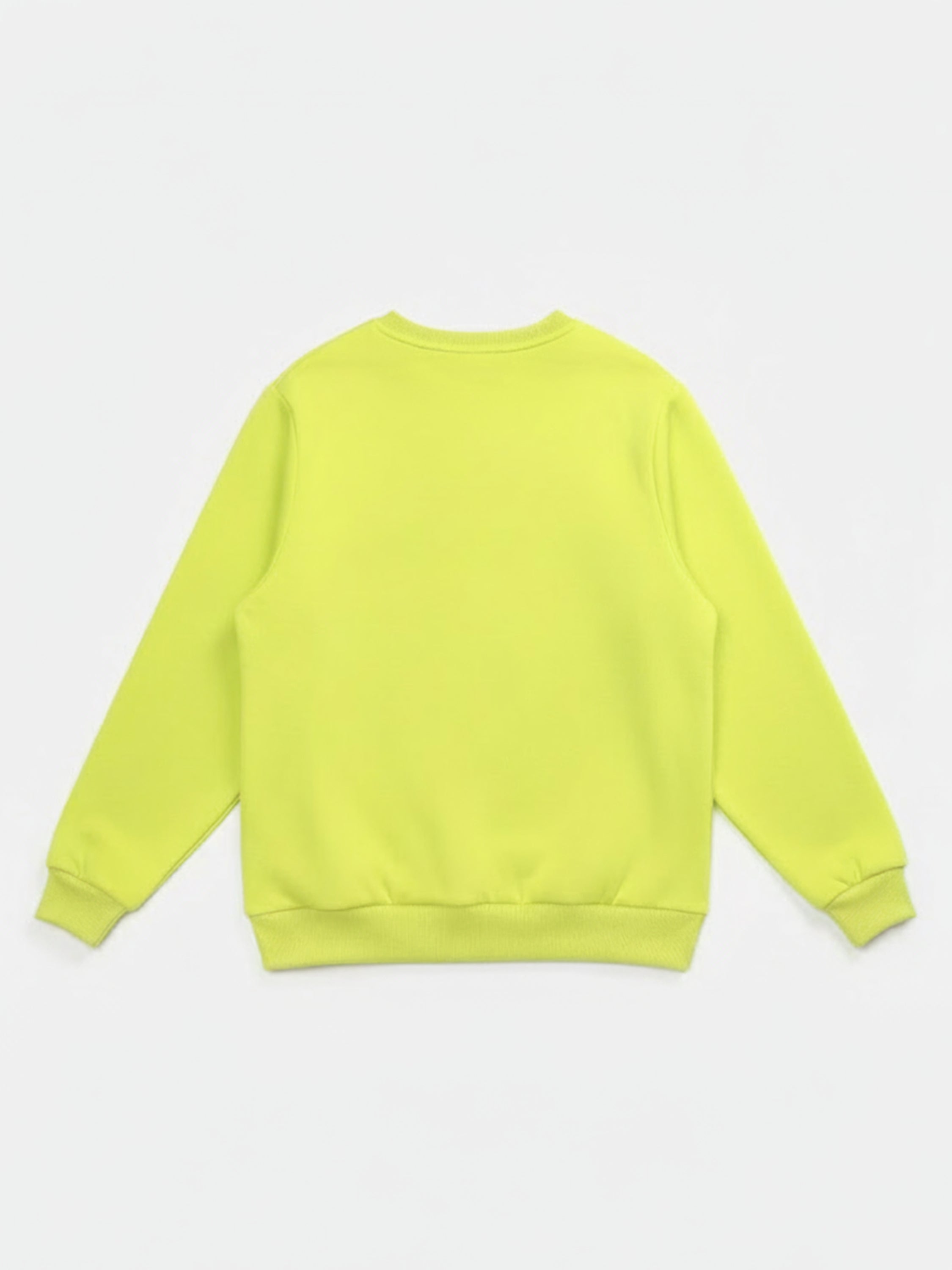 Highlander Men Yellow Round Neck Pullover Sweatshirt - Yellow - Image 5