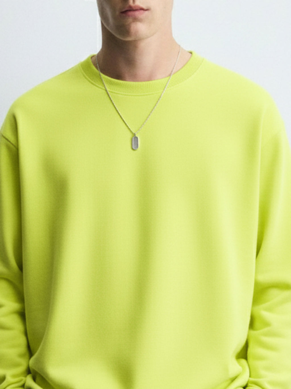 Highlander Men Yellow Round Neck Pullover Sweatshirt - Yellow - Image 6