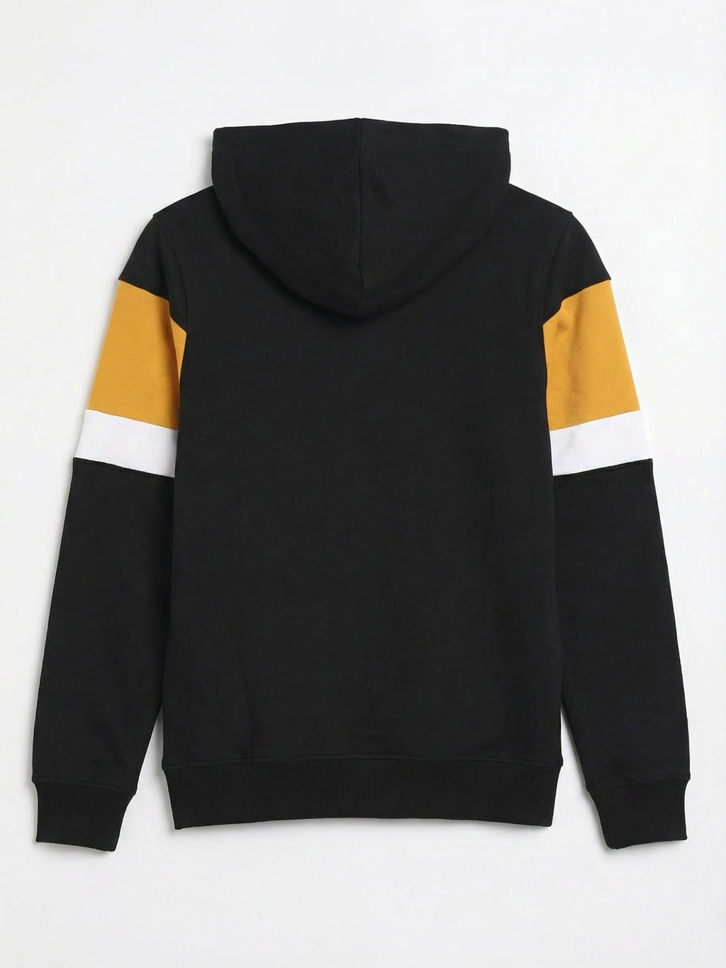 Highlander Men Black Hooded Pullover Sweatshirt - Black - Image 5
