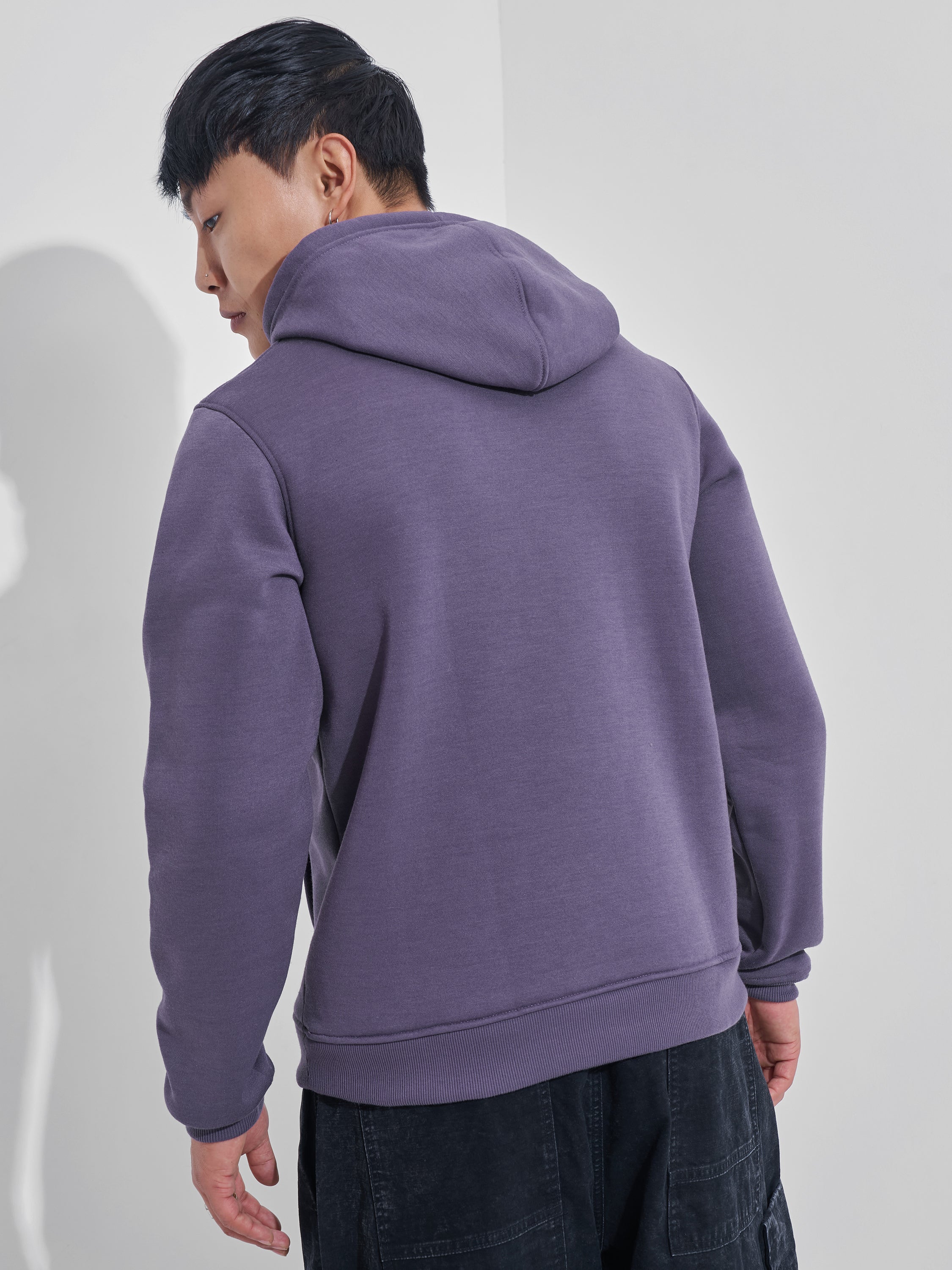 Highlander Men Black Hooded Pullover Sweatshirt - Black - Image 3