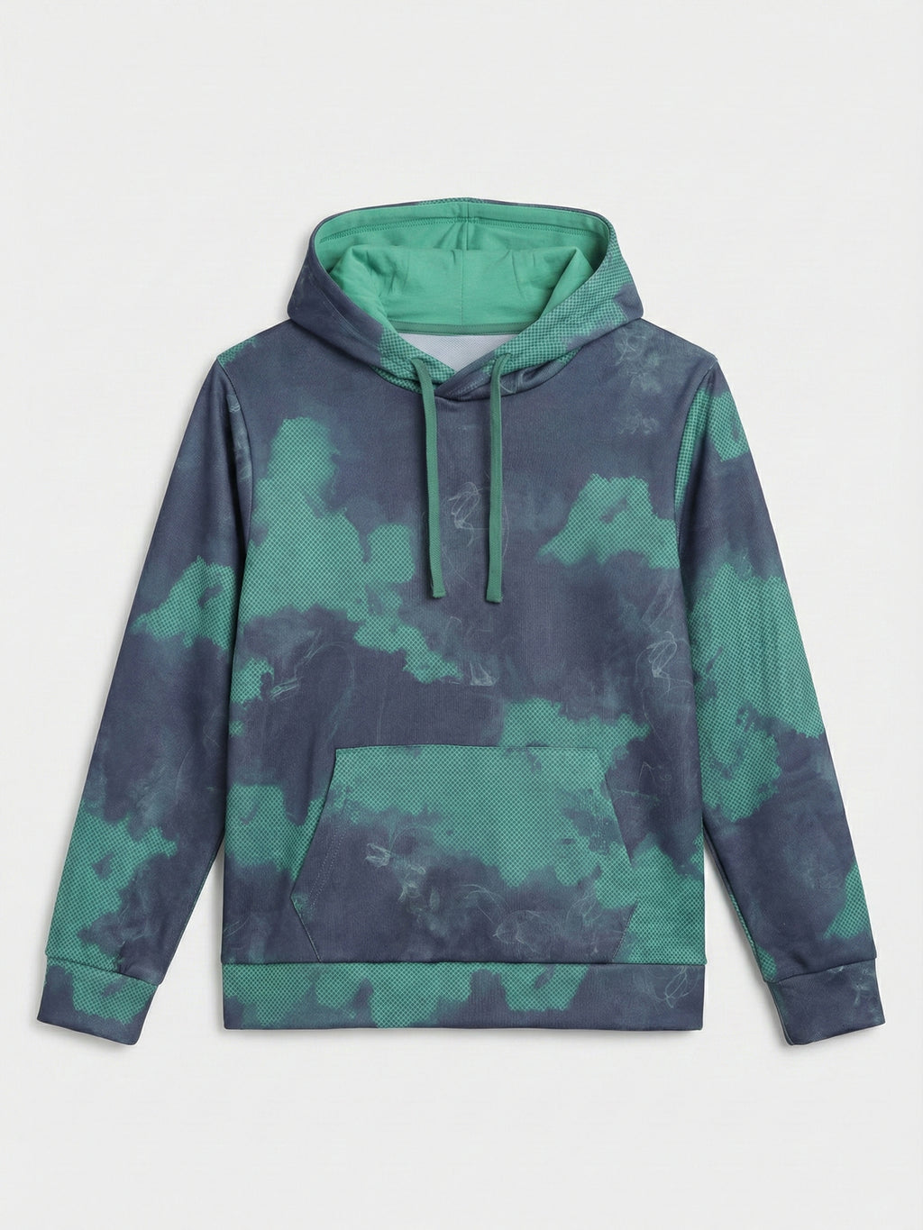 Highlander Men Navy Blue Hooded Pullover Sweatshirt - Navy Blue - Image 4