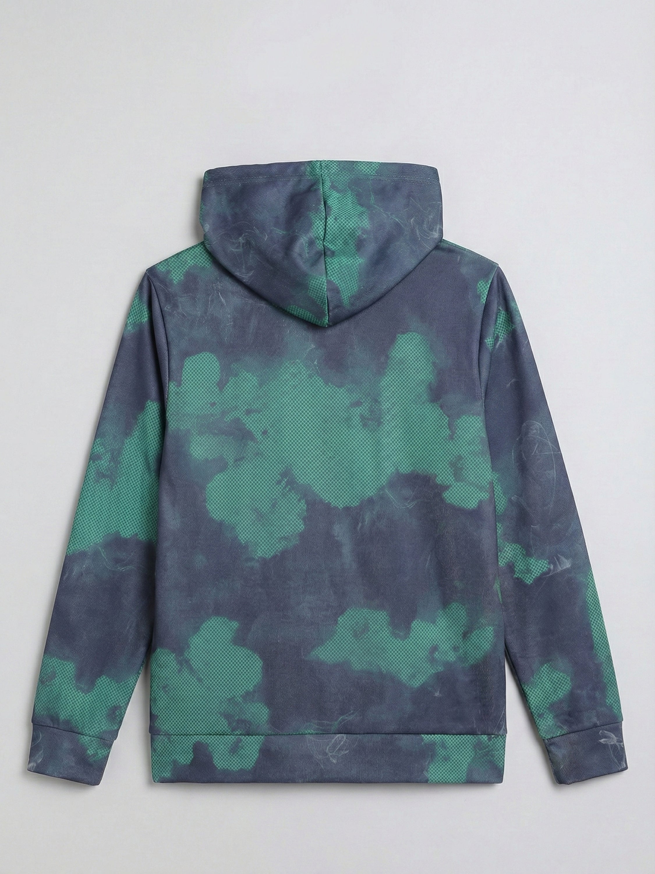 Highlander Men Navy Blue Hooded Pullover Sweatshirt - Navy Blue - Image 5