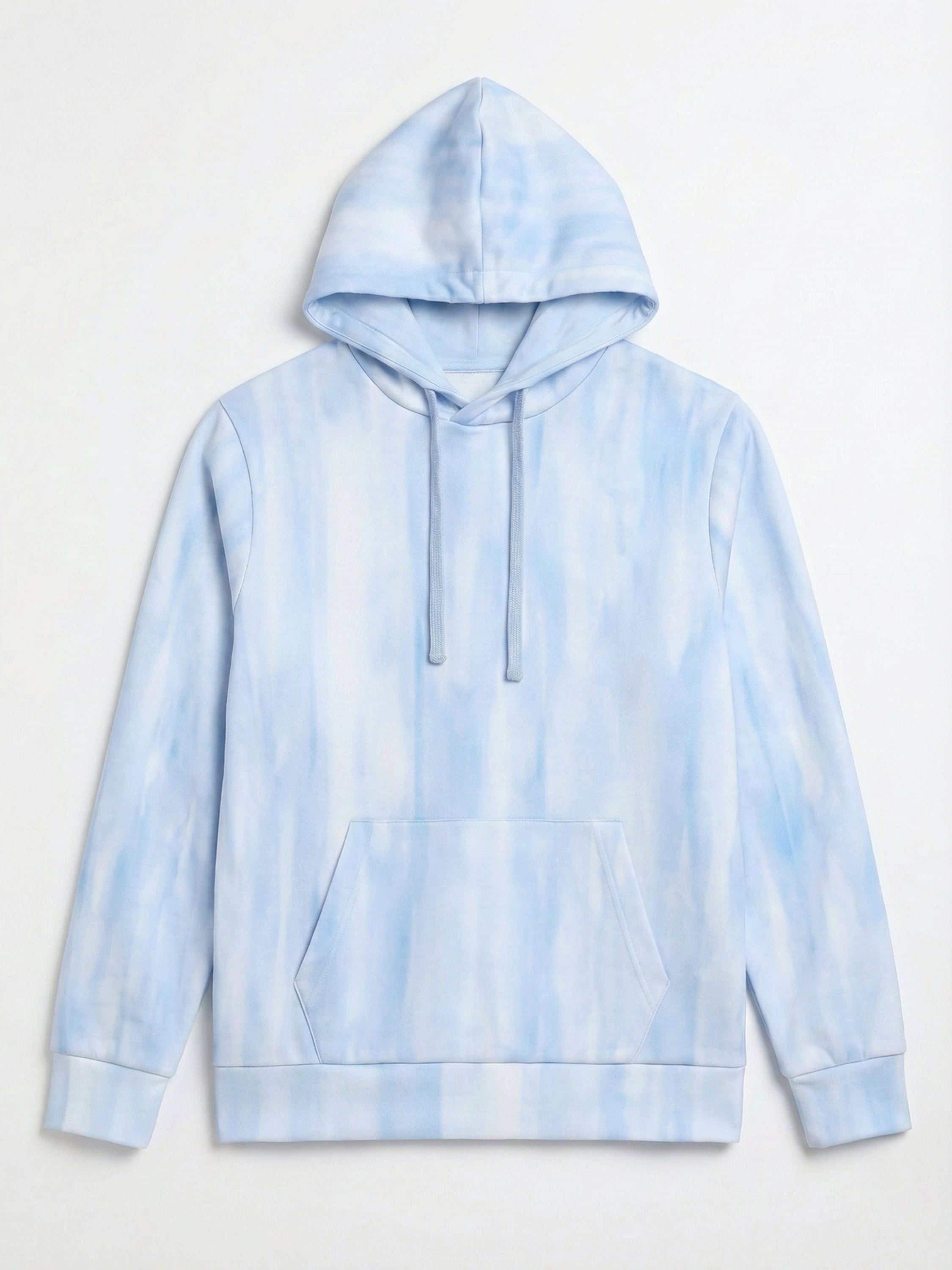 Highlander Men Blue Hooded Pullover Sweatshirt - Blue - Image 4