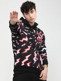Highlander Men Black Hooded Pullover Sweatshirt - Black - Image 1