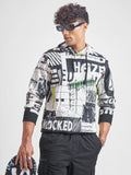 Highlander Men White Hooded Pullover Sweatshirt - White - Image 1