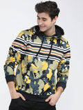 Highlander Men Multi Hooded Pullover Sweatshirt - Multi - Image 1