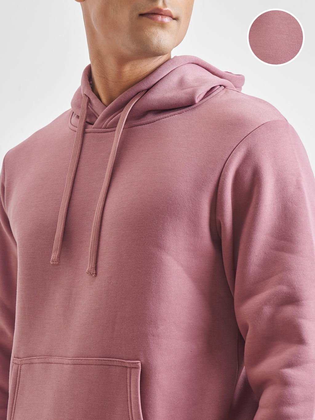 Highlander Men Rose Hooded Pullover Sweatshirt - Rose - Image 5