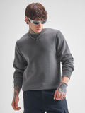 Highlander Men Brown Round Neck Pullover Sweatshirt - Brown - Image 1