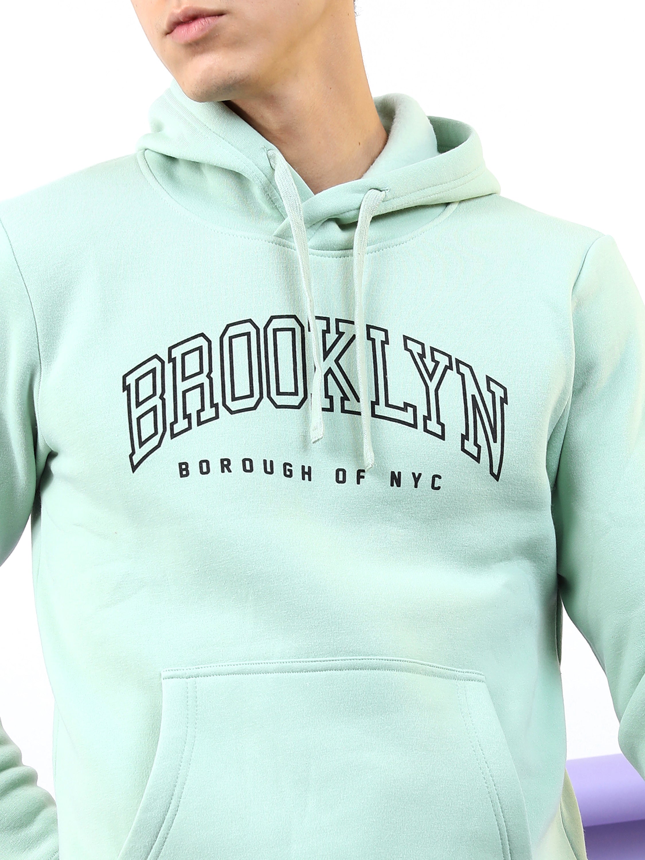 Highlander Men Green Hooded Pullover Sweatshirt - Green - Image 5