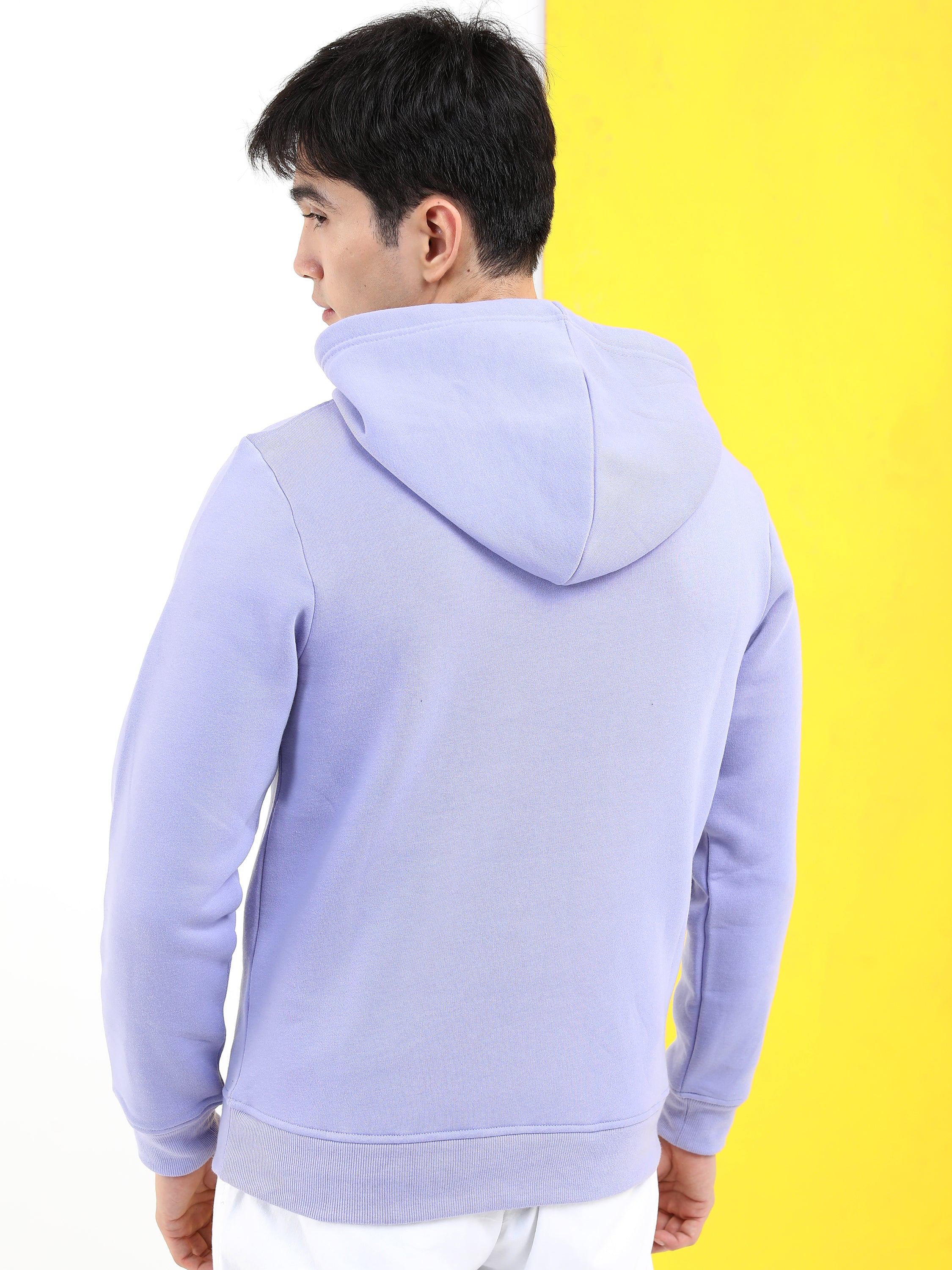 Highlander Men Lavender Hooded Pullover Sweatshirt - Lavender - Image 3